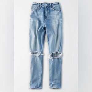 American Eagle Stretch Curvy Mom Jeans